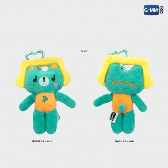 GMMTV PondPhuwin PermPoon Mini Doll keychain