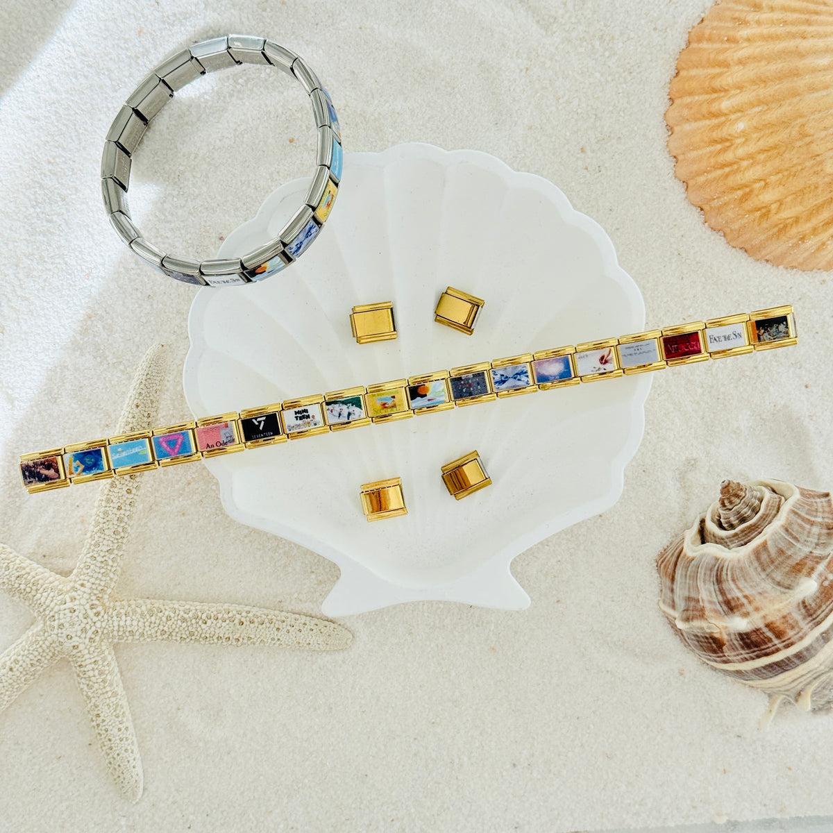 Seventeen Album-Inspired Charm Bracelet-Custom Italian Charm Bracelet