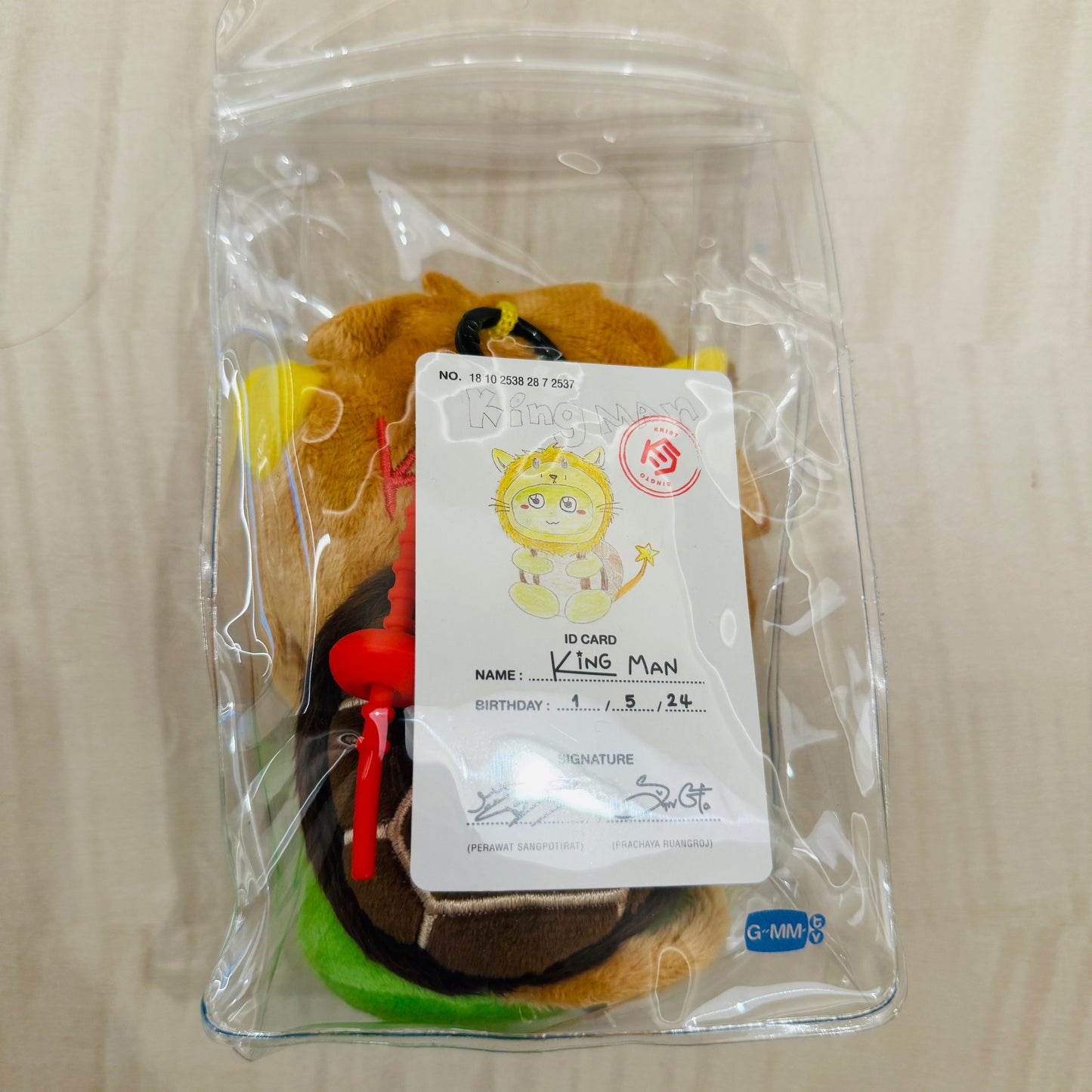 GMMTV SingtoKrist Kingman Doll Keychain V1