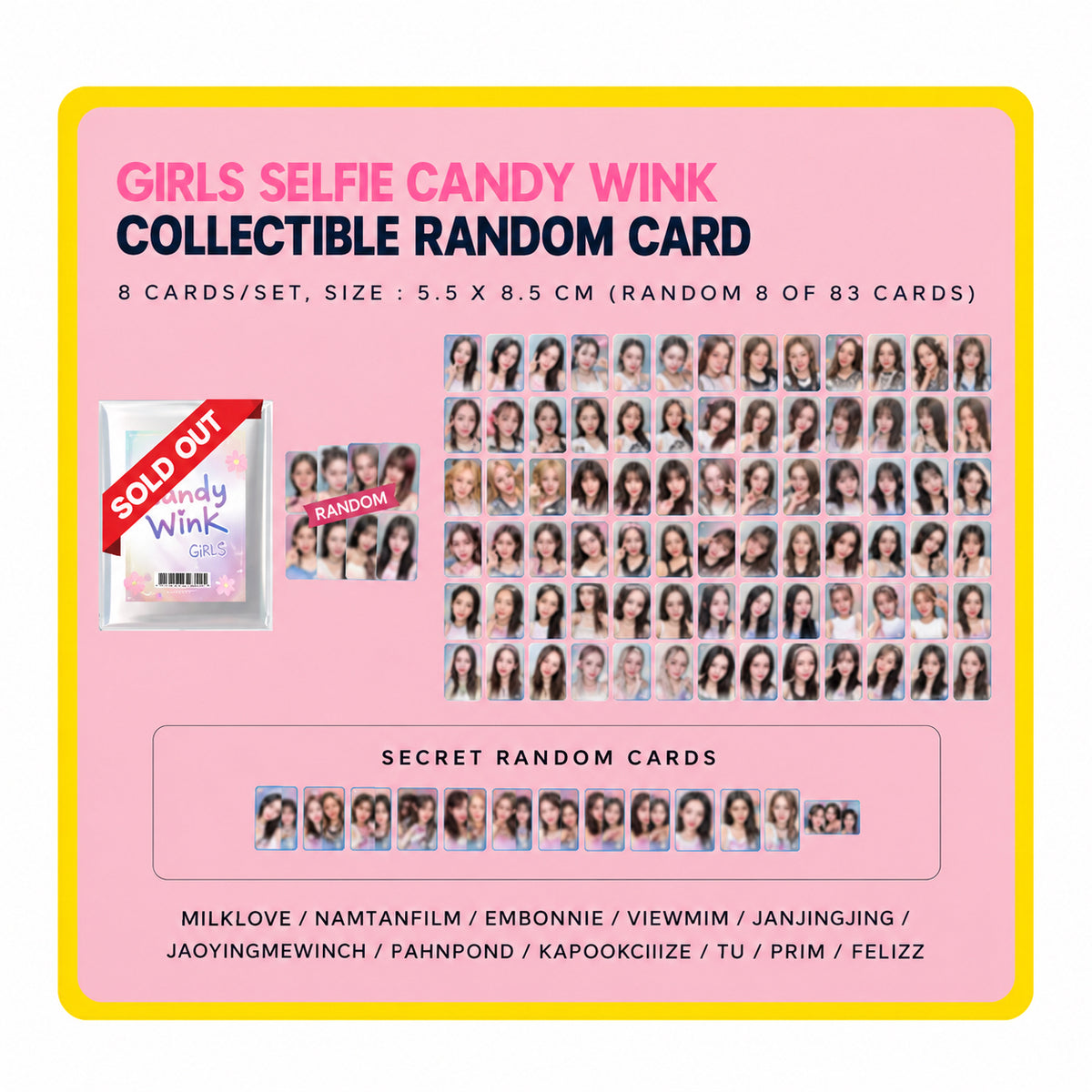 GMMTV 2026 Candy Wink Girls Random Card