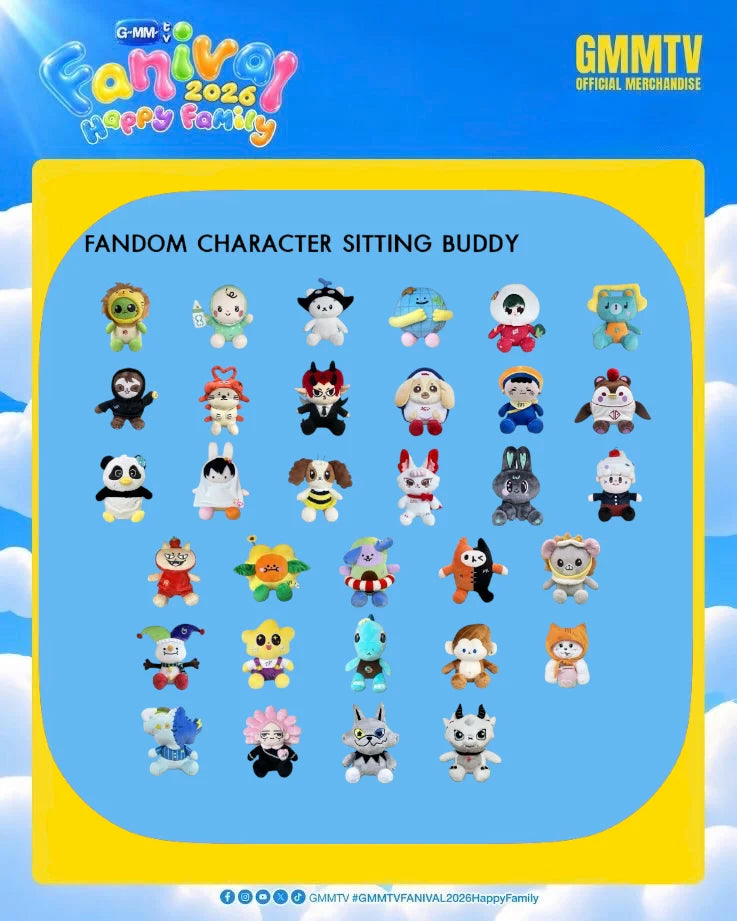 【PRE-ORDER】GMMTV FANIVAL 2026 FANDOM CHARACTER SITTING BUDDY