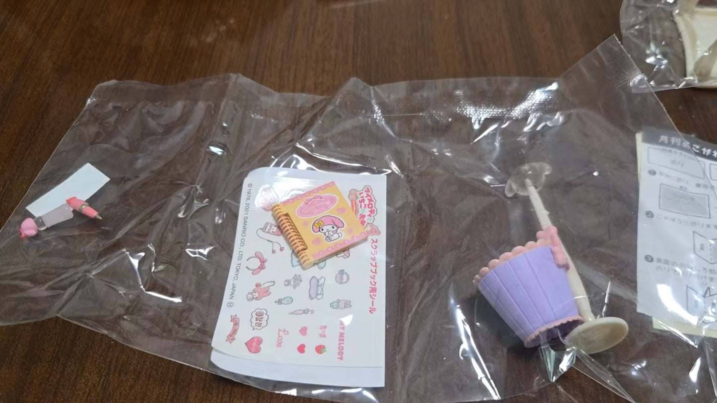 RE-MENT Rement My Melody‘s Strawberry Room Full Set