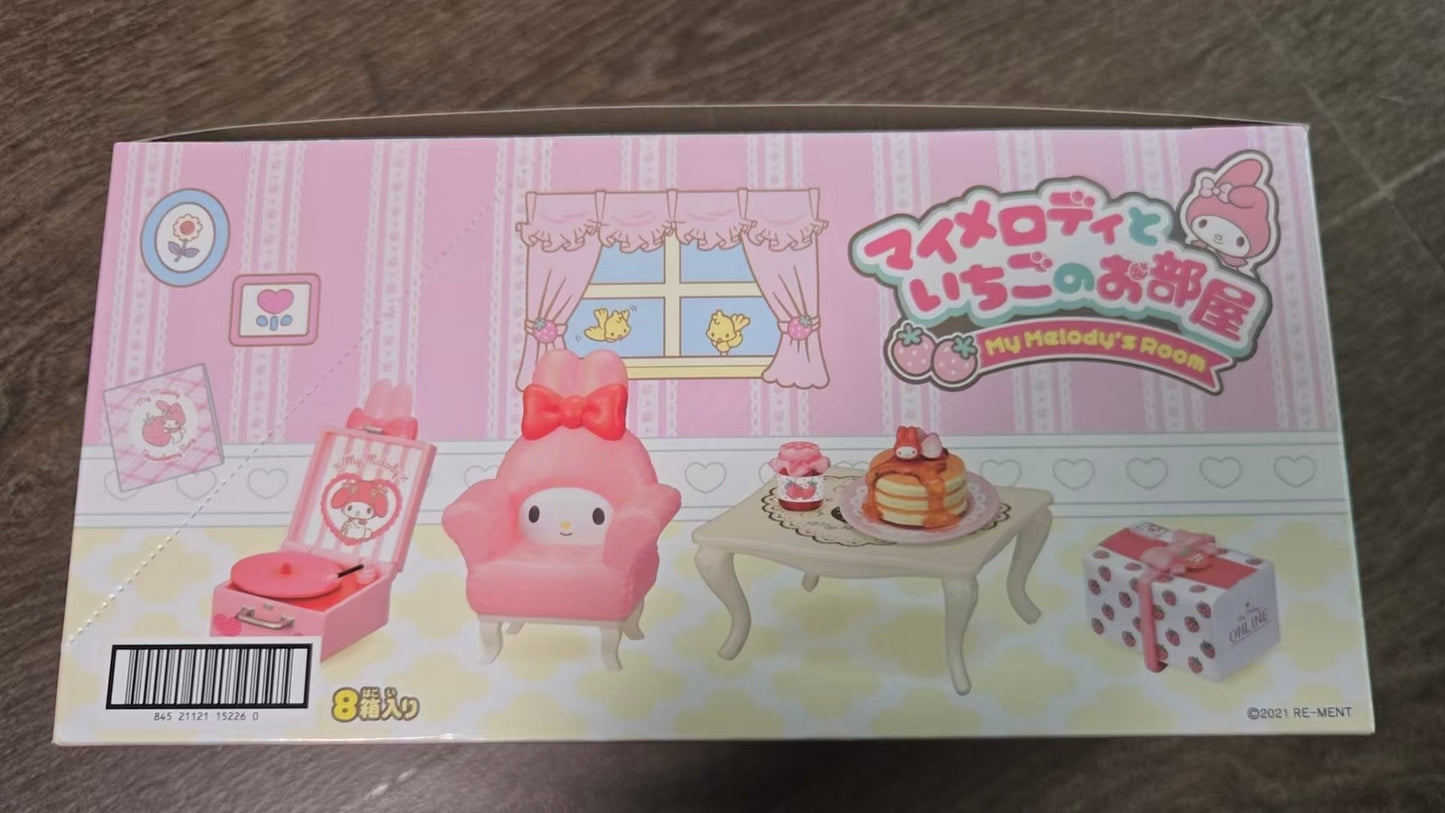 RE-MENT Rement My Melody‘s Strawberry Room Full Set