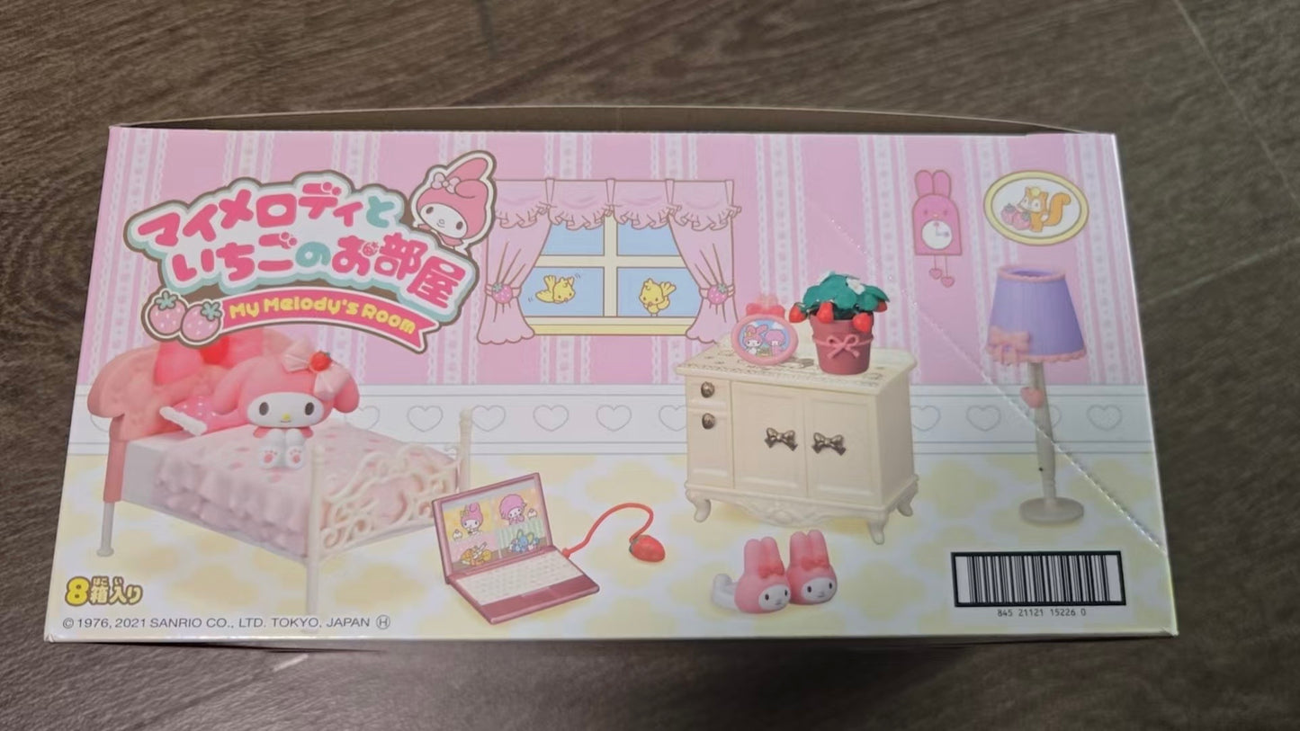 RE-MENT Rement My Melody‘s Strawberry Room Full Set