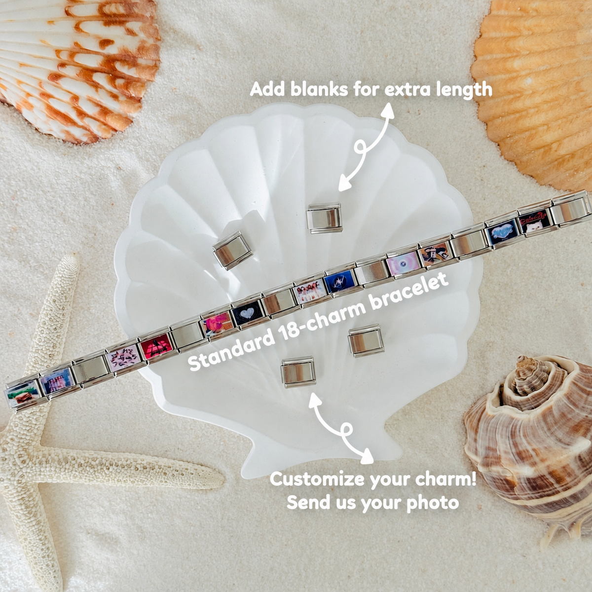 Katseye Album-Inspired Charm Bracelet-Custom Italian Charm Bracelet