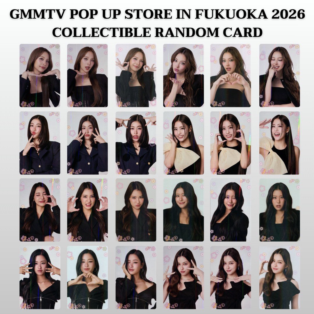 GMMTV 2026 Pop Up Store in Fukuoka Girls Random Card