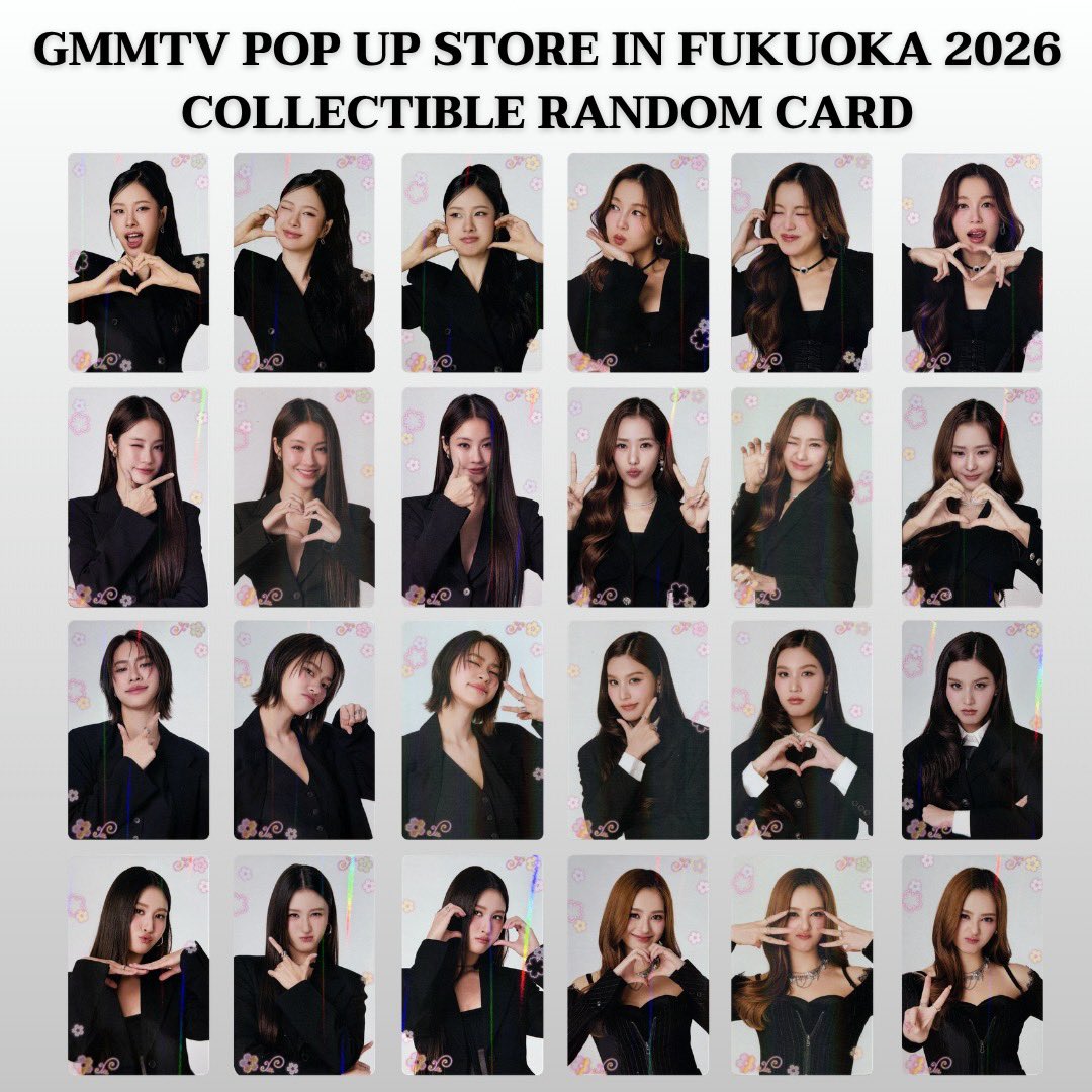 GMMTV 2026 Pop Up Store in Fukuoka Girls Random Card