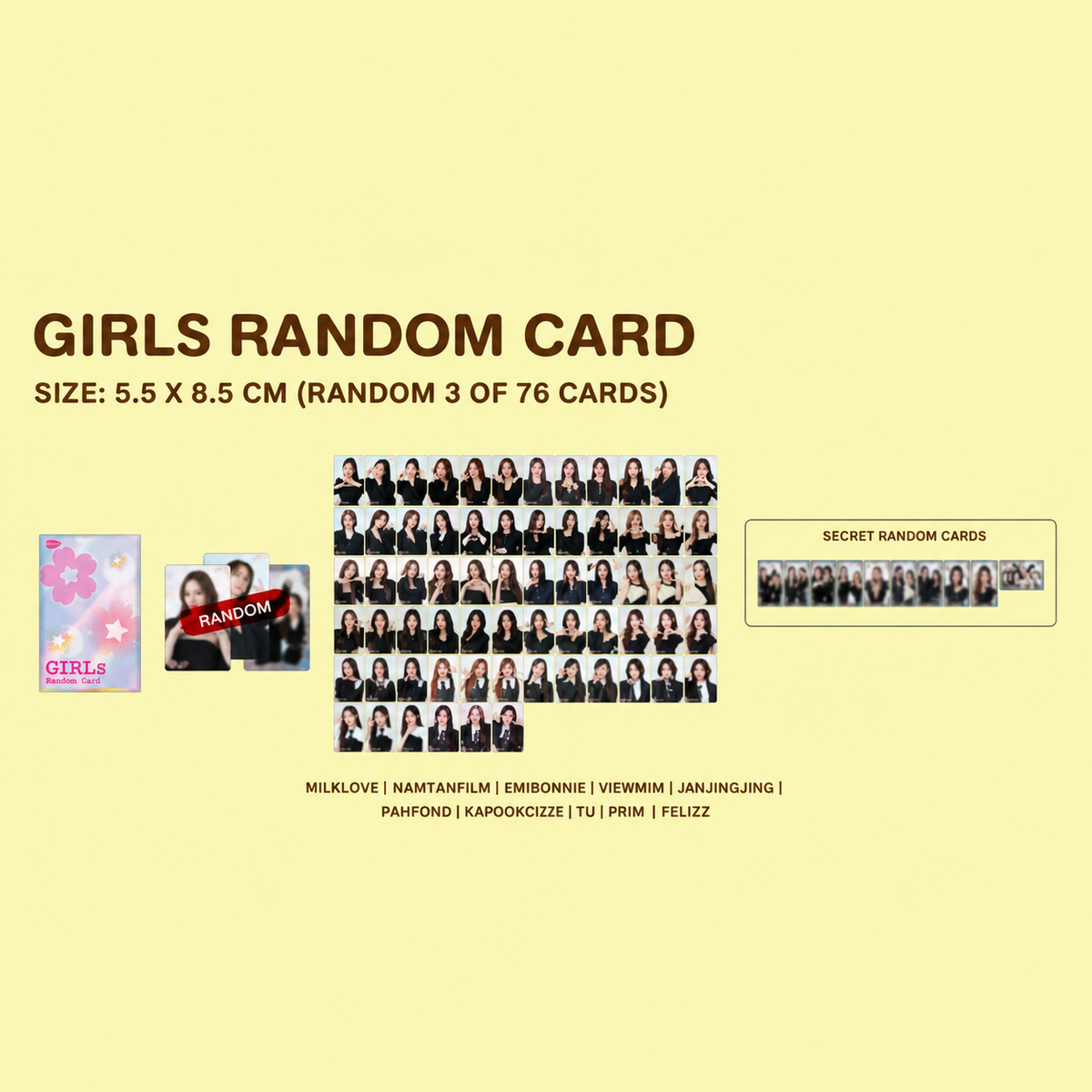 GMMTV 2026 Pop Up Store in Fukuoka Girls Random Card