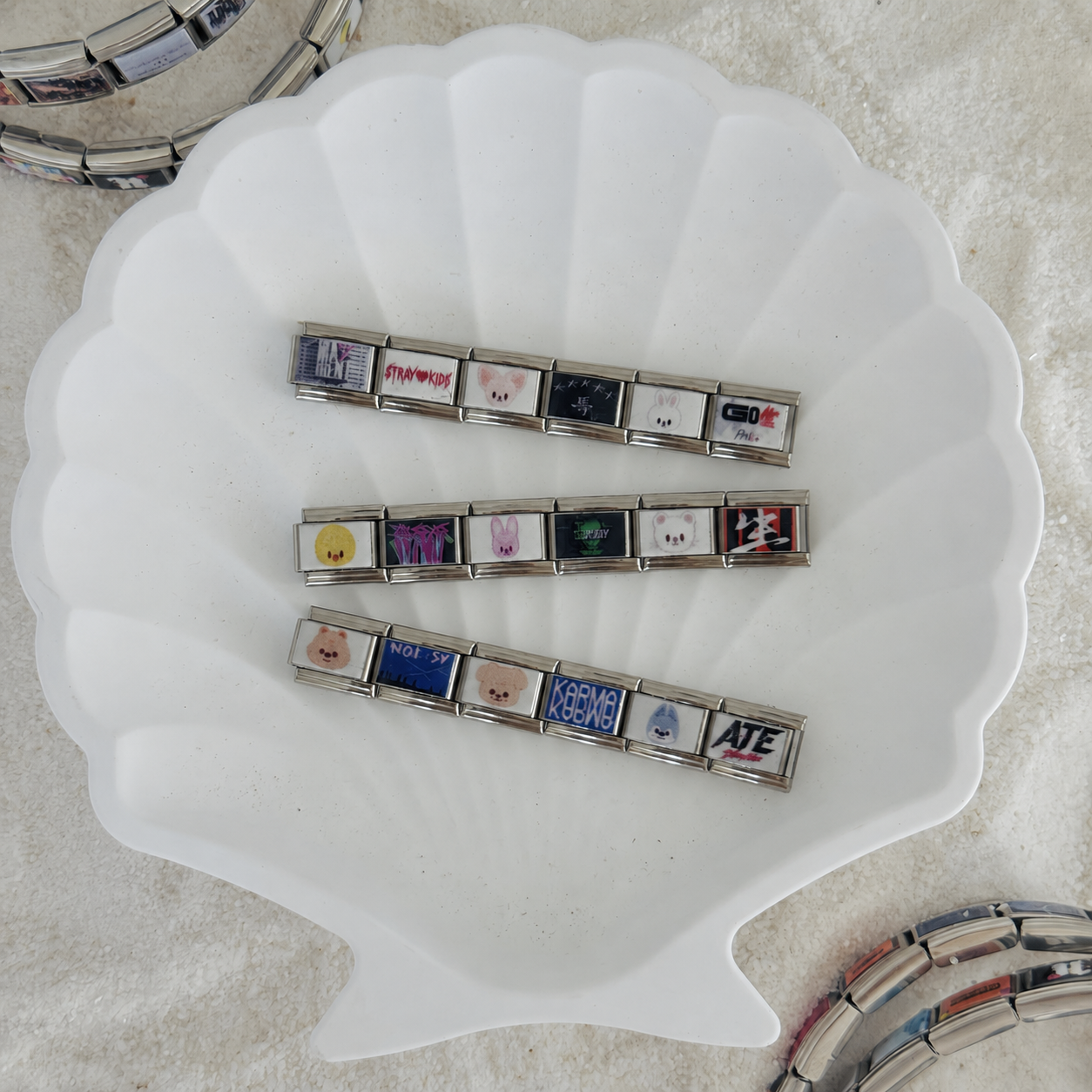 Stray Kids Album-Inspired Charm Bracelet-Custom Italian Charm Bracelet