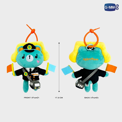 GMMTV-PONDPHUWIN PERMPOON STATION MASTER DOLL KEYCHAIN