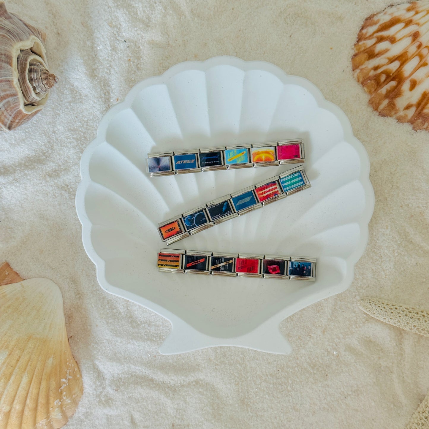 ATEEZ Album-Inspired Charm Bracelet-Custom Italian Charm Bracelet