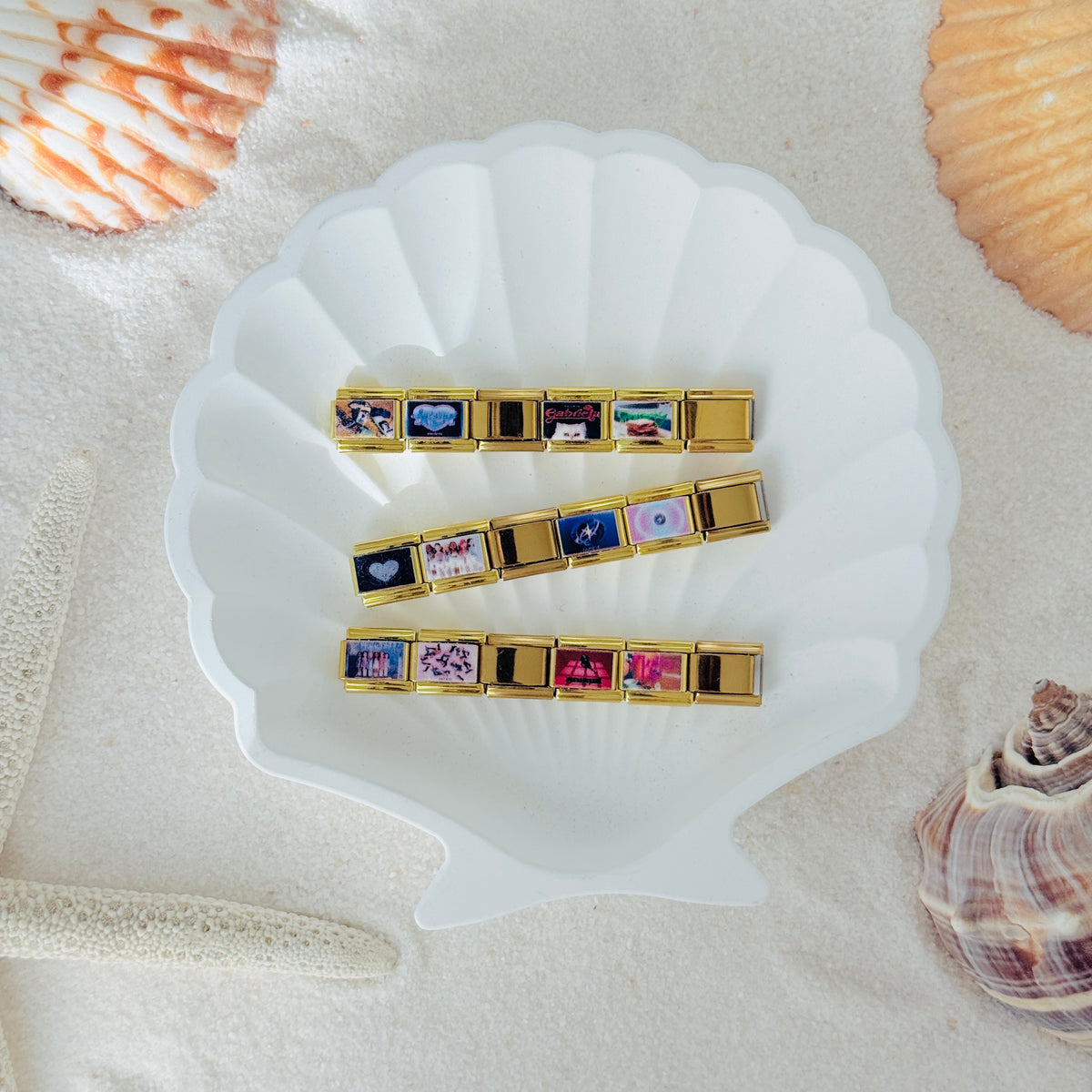 Katseye Album-Inspired Charm Bracelet-Custom Italian Charm Bracelet