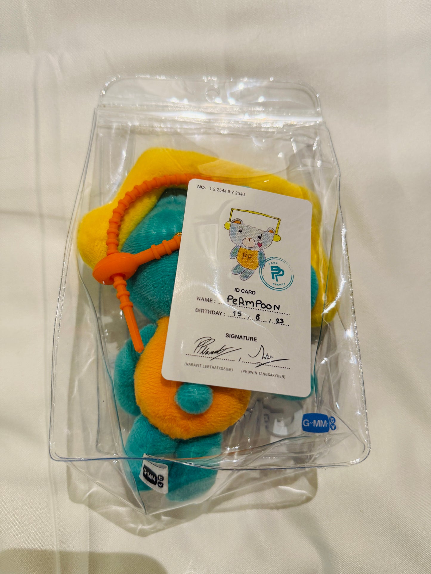 GMMTV-PondPhuwin PermPoon Doll Keychain Original Version