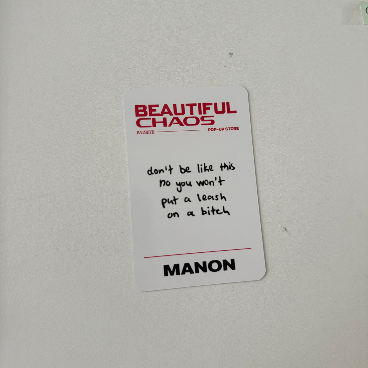 [Private Listing] KATSEYE Manon Beautiful Chaos Photocards