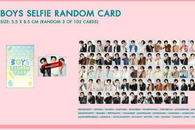 GMMTV 2026 Pop-up Store in Tokyo Boys Selfie Random Card