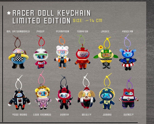 GMMTV 2026 LOVE OUT LOUD RACER DOLL KEYCHAIN
