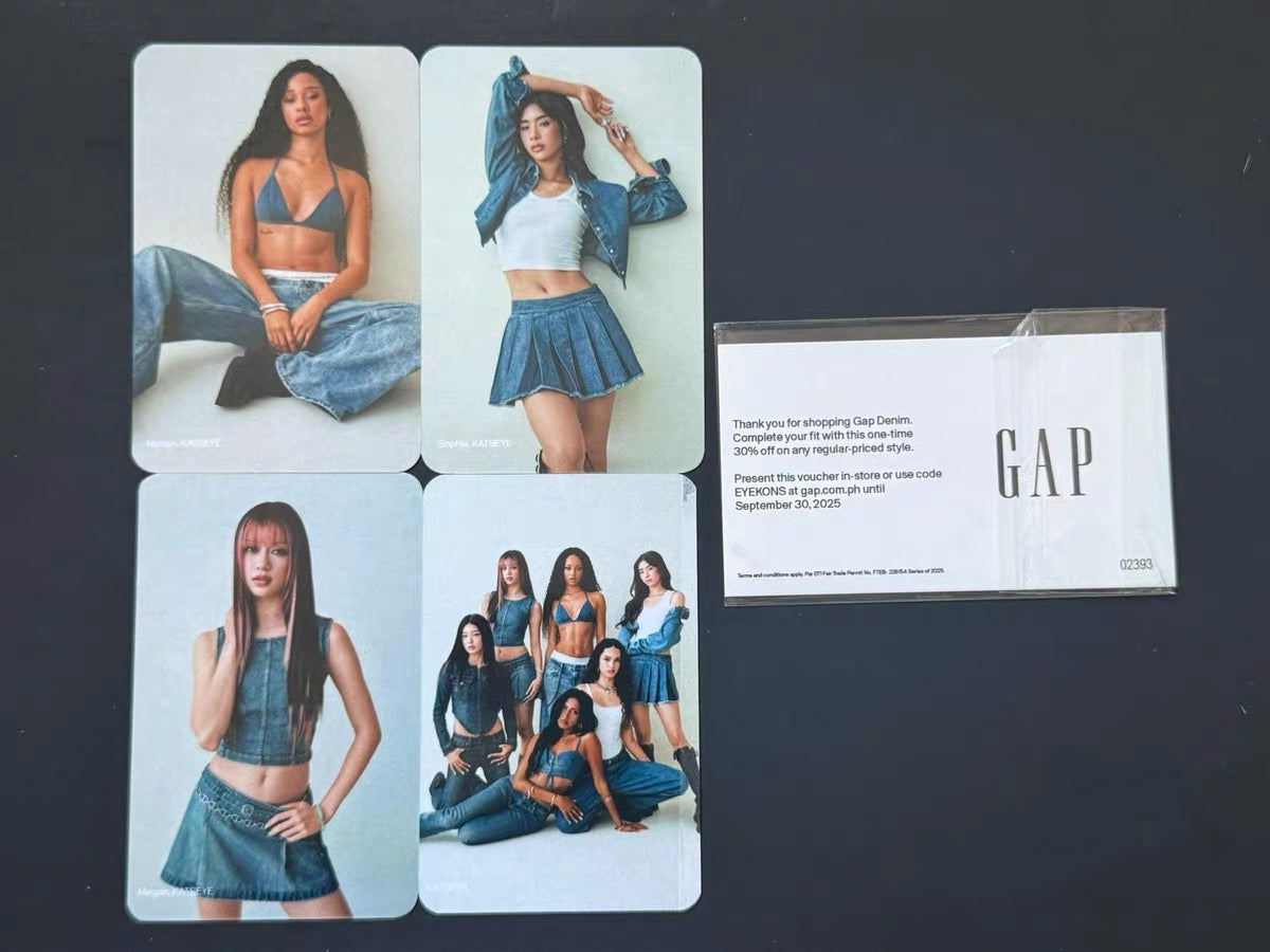 KATSEYE GAP Philippines Photocards