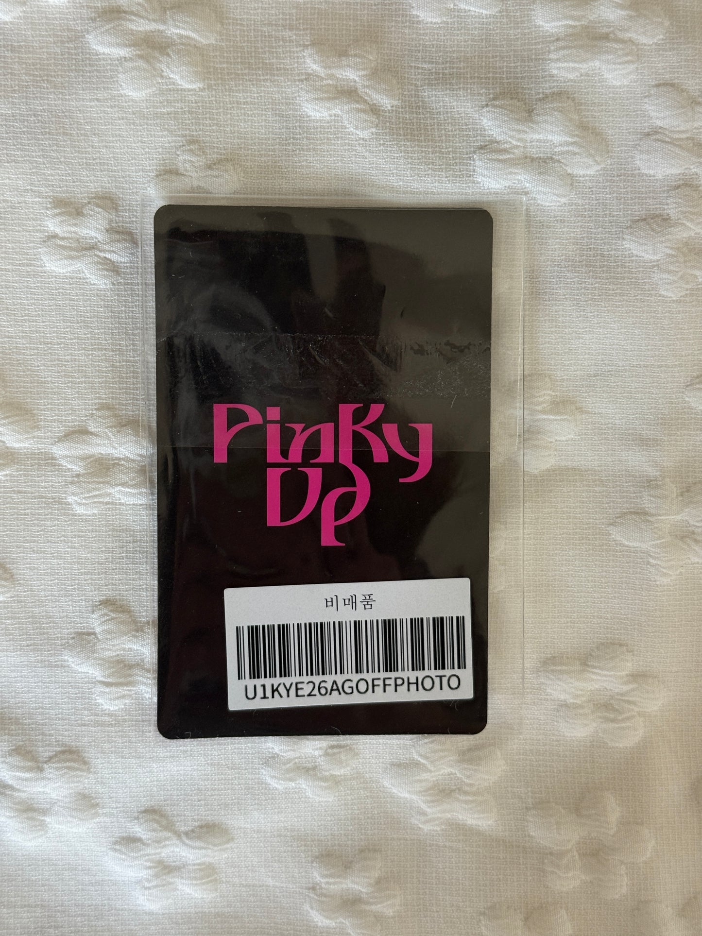 KATSEYE Beautiful Chaos Pinky Up Weverse Offline Fansign Photocard