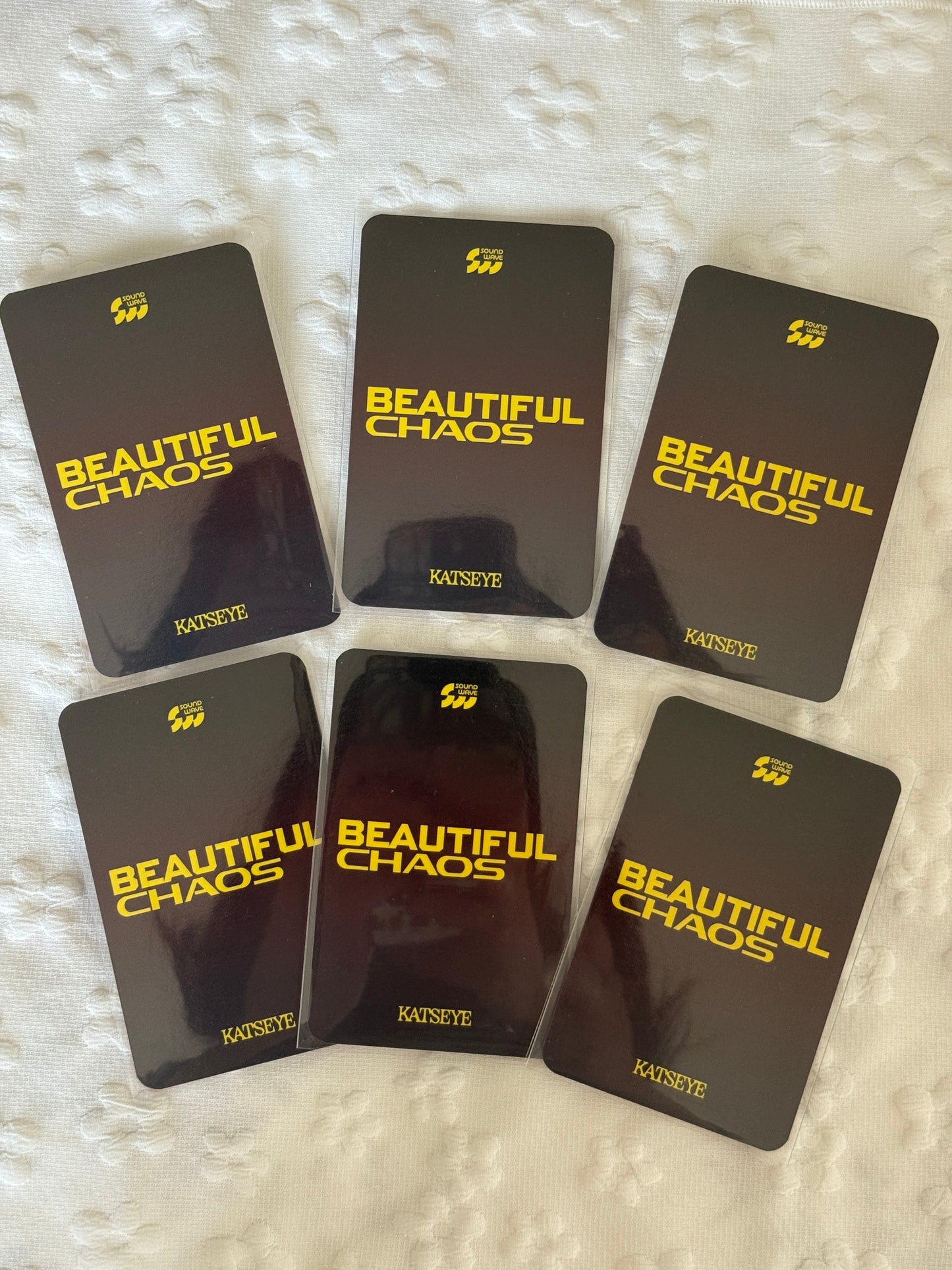 KATSEYE Beautiful Chaos Soundwave Lucky Draw POB Photocard